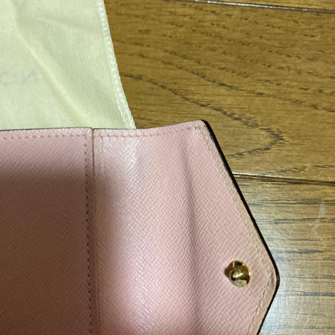 【値下げ】ルイヴィトン ポルトフォイユゾエ モノグラム ローズバレリーヌ 三折り