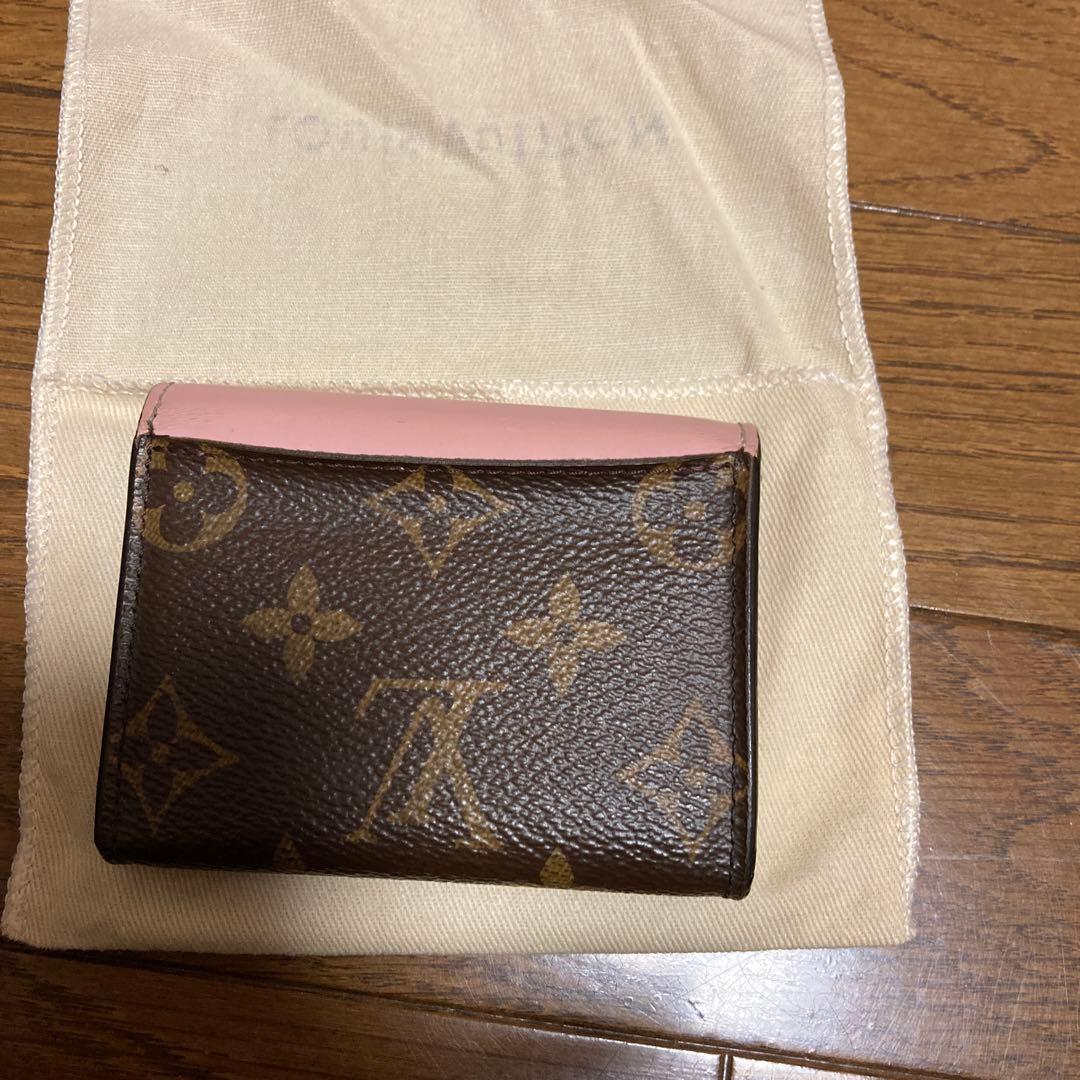 【値下げ】ルイヴィトン ポルトフォイユゾエ モノグラム ローズバレリーヌ 三折り