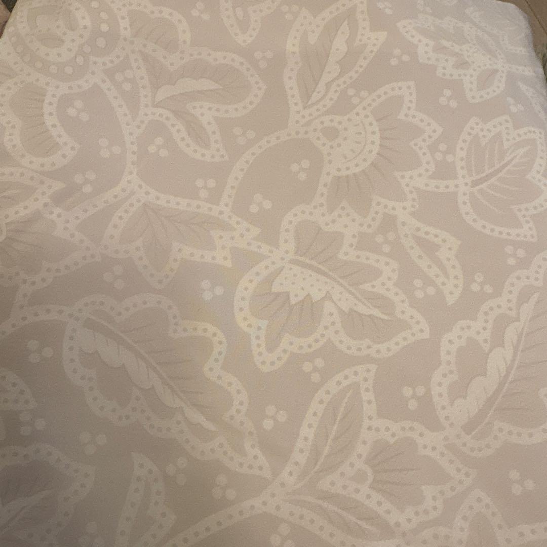 洗える着物給 TEIJIN JAPANMODE 花柄　ベージュ