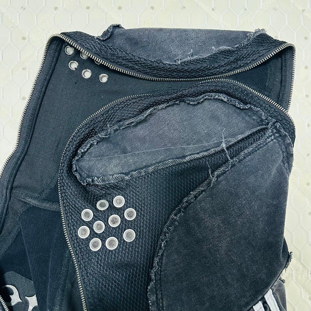 Thug club × adidas zipup パーカー ブラック M