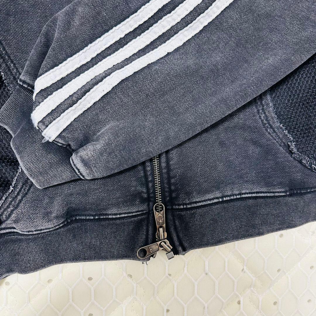 Thug club × adidas zipup パーカー ブラック M