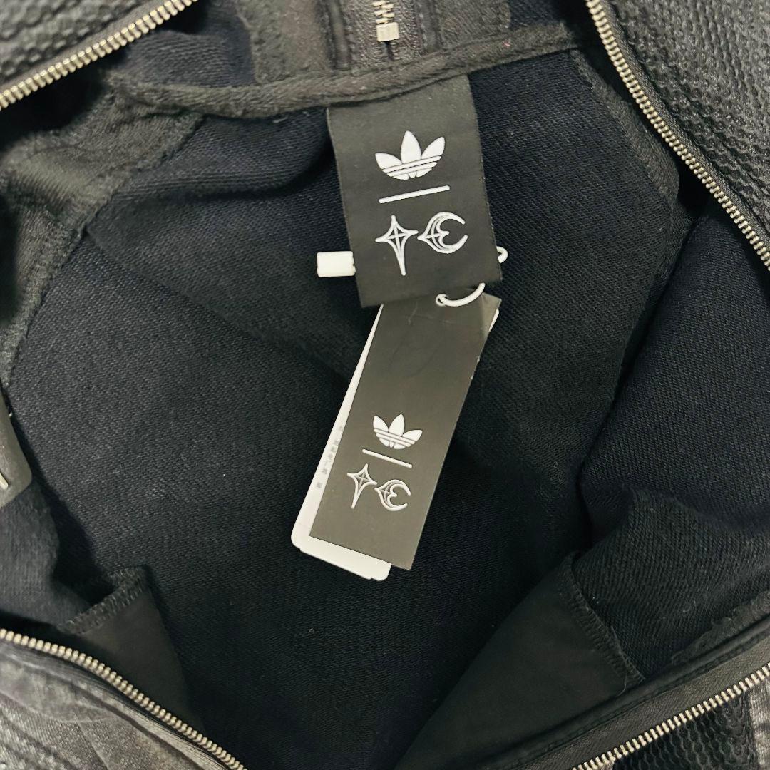 Thug club × adidas zipup パーカー ブラック M