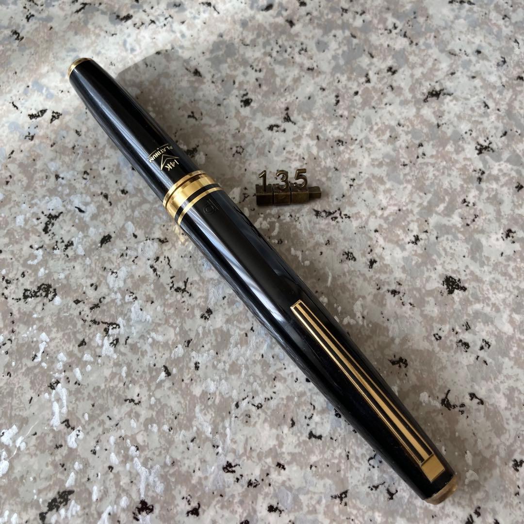 #135 オーバーホール済み 万年筆 プラチナ MUSIC 14k