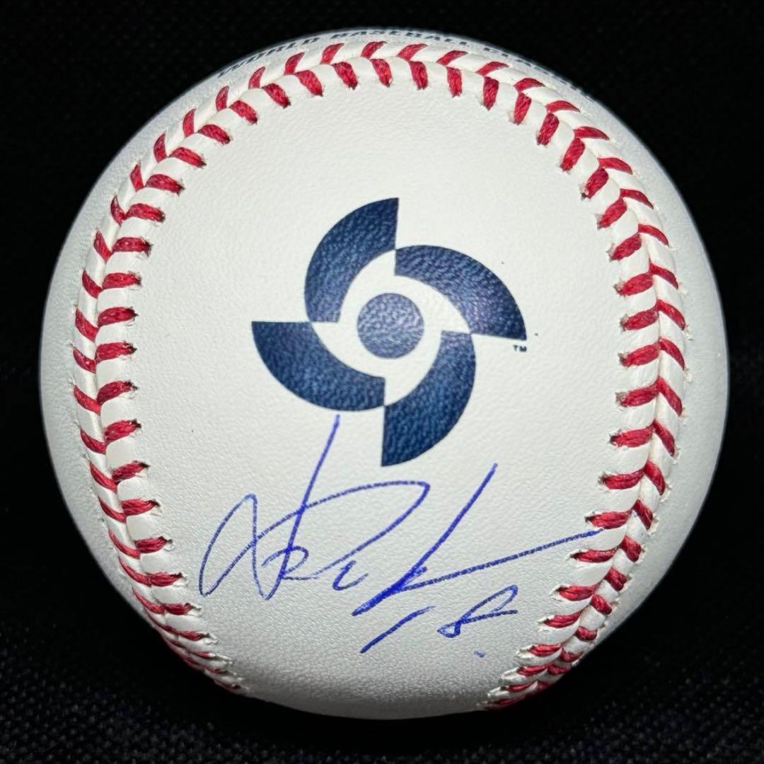 ドジャース 山本由伸 直筆サインボール WBC公式球 MLB Fanatics