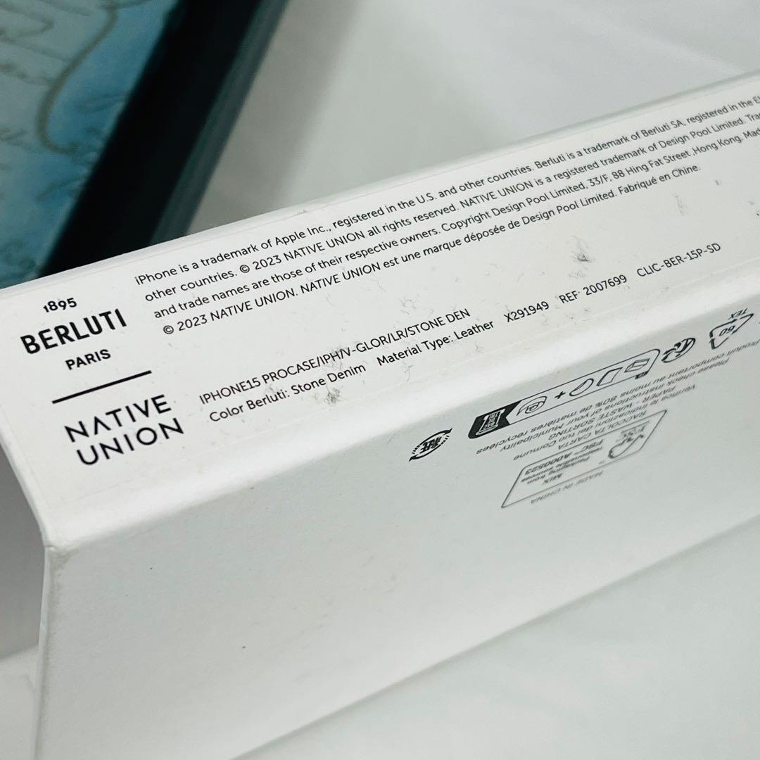 BERLUTI ベルルッティ　iPhone 15 Pro スクリットレザーケース