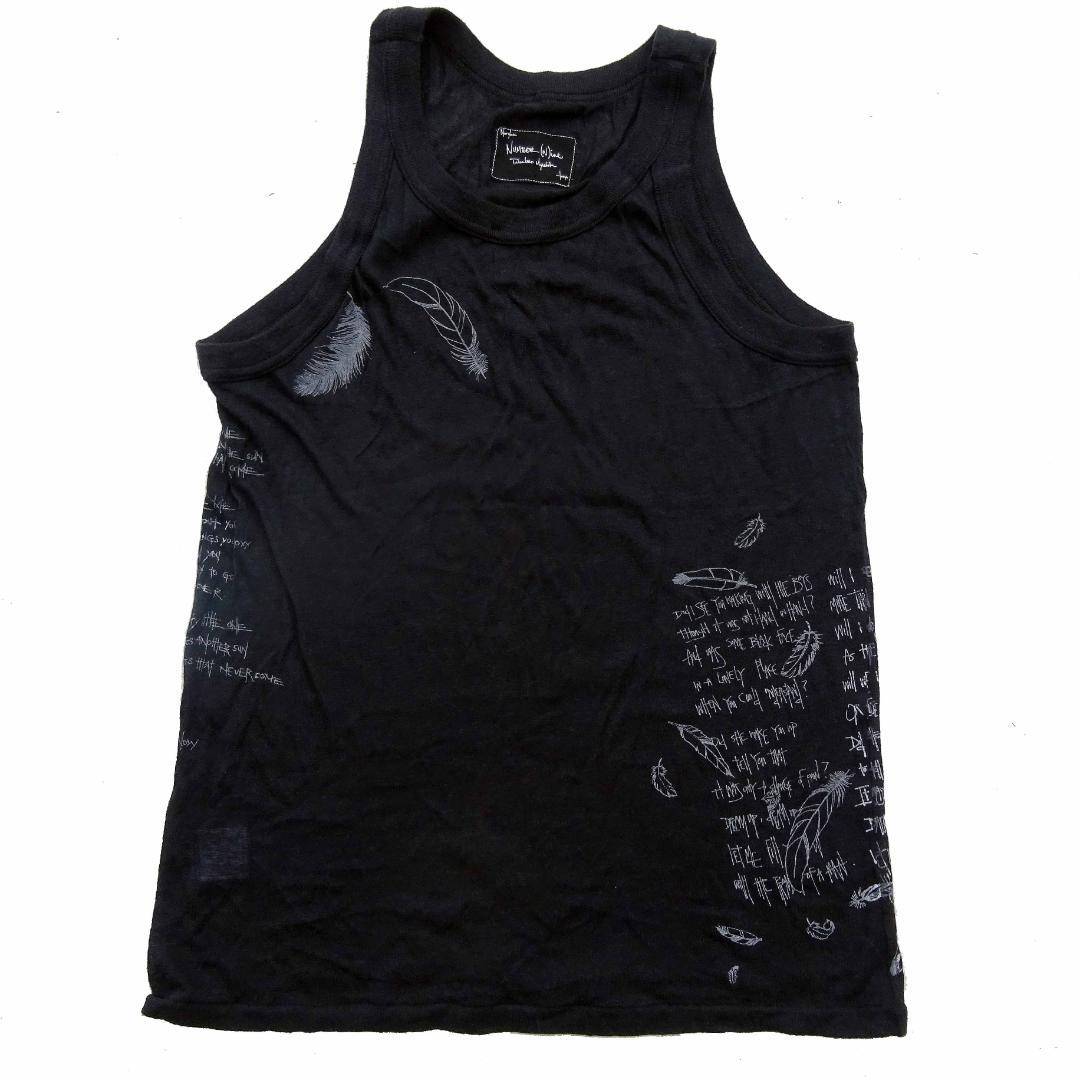 令*様 S08希少　ナンバーナイン羽根 カシミア入りニットノースリーブ3タングト