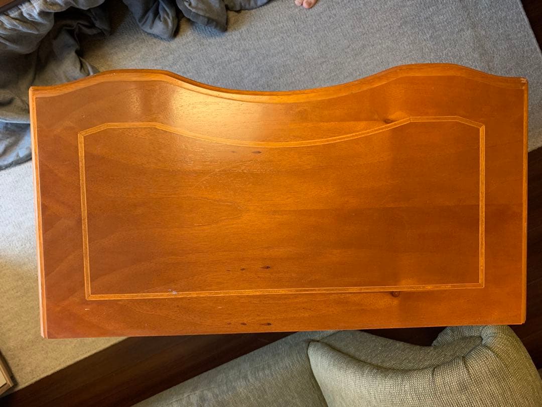 アンティーク家具　象嵌 3段チェスト　猫脚