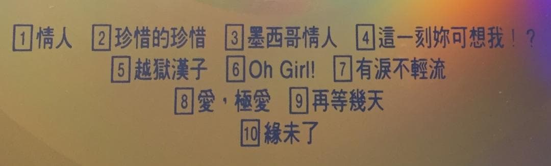 廃盤CD－譚詠麟 アランタム Alan Tam 1992年「情人」PHILIPS