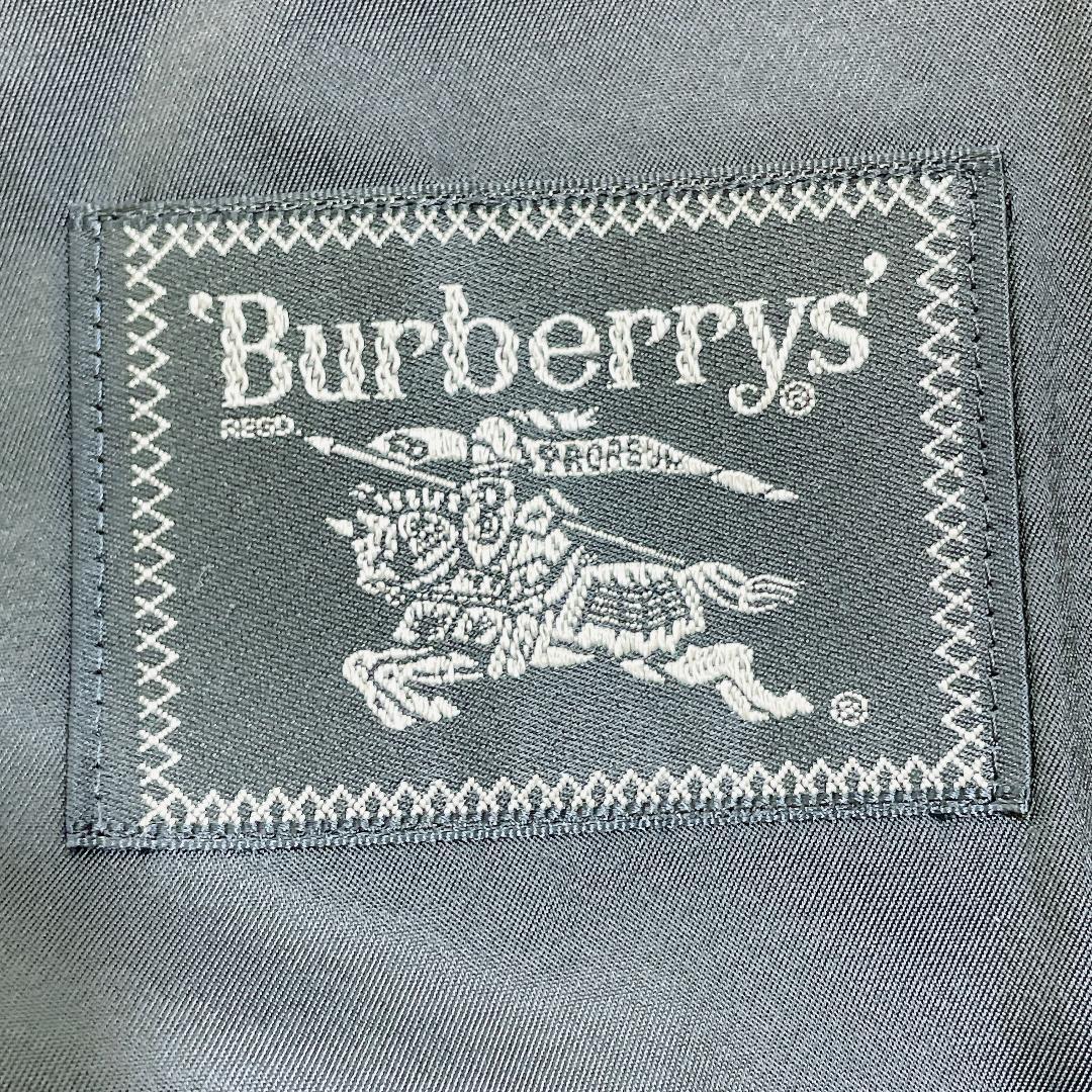 Burberrys 紺ブレ ダブル ネイビー 金ボタン シャドーホース AB7