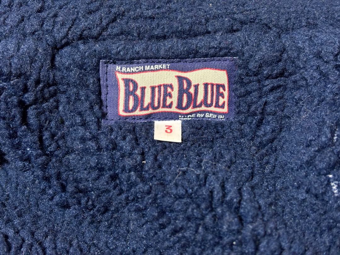 BLUEBLUE ジャケット メルトンウール N-1 サイズ3 HRM