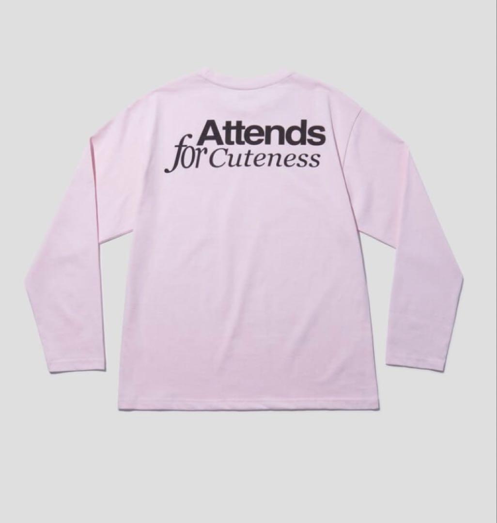 ATTENDS Babypink long sleeve tee ロンT