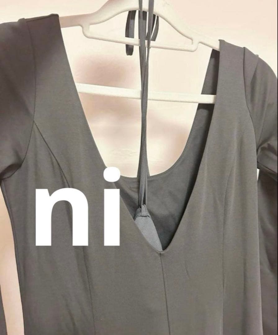 エメイン　Aimeine ウエストシェイプストレッチレイヤードワンピース