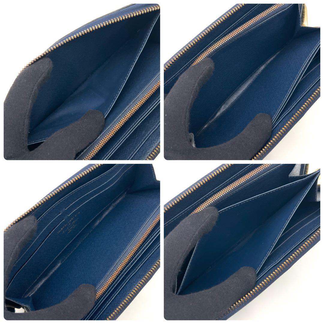 ルイヴィトン ダミエ ジッピーウォレット 長財布 パイエット スパンコール