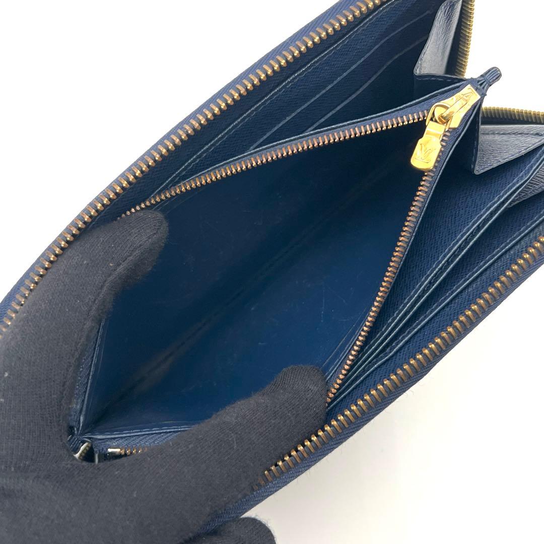 ルイヴィトン ダミエ ジッピーウォレット 長財布 パイエット スパンコール