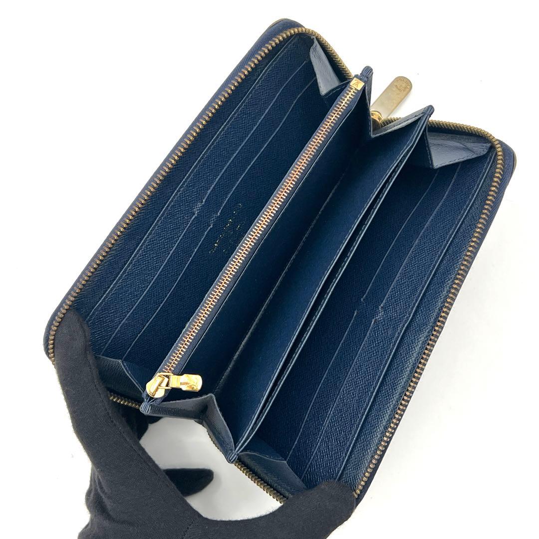 ルイヴィトン ダミエ ジッピーウォレット 長財布 パイエット スパンコール