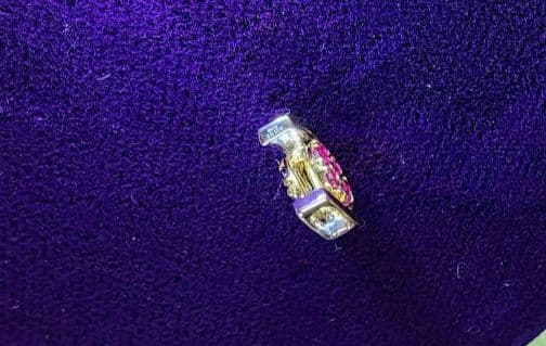 う*ん様 GSTV⭐ルビー•サファイアのリバーシブルペンダントトップRBSA約0