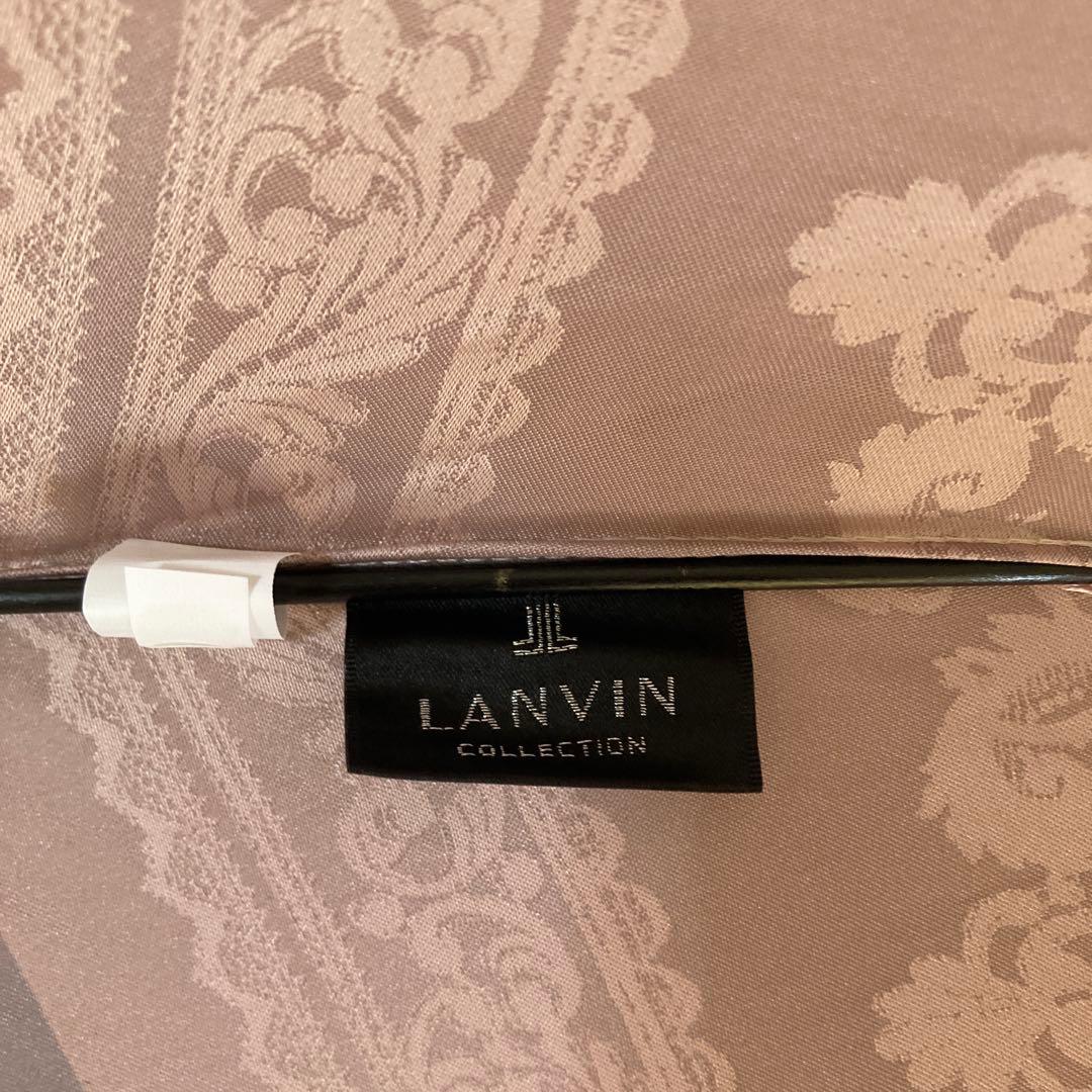 ✨新品未使用✨ランバンコレクション✨ジャガードレース柄✨ピンク色✨手開き長傘✨