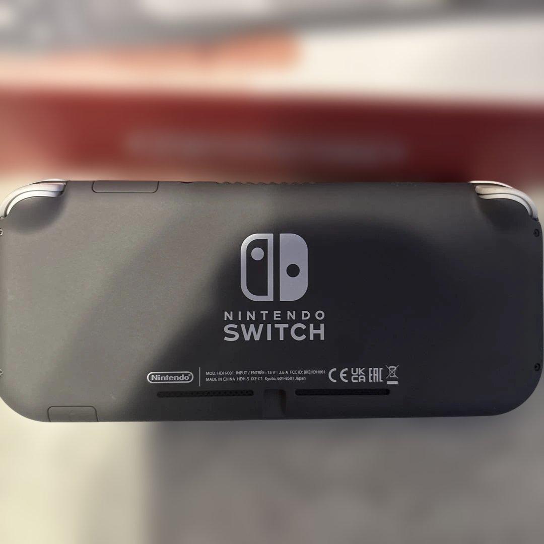 Nintendo Switch Lite グレー　ケース・保護カバー付き