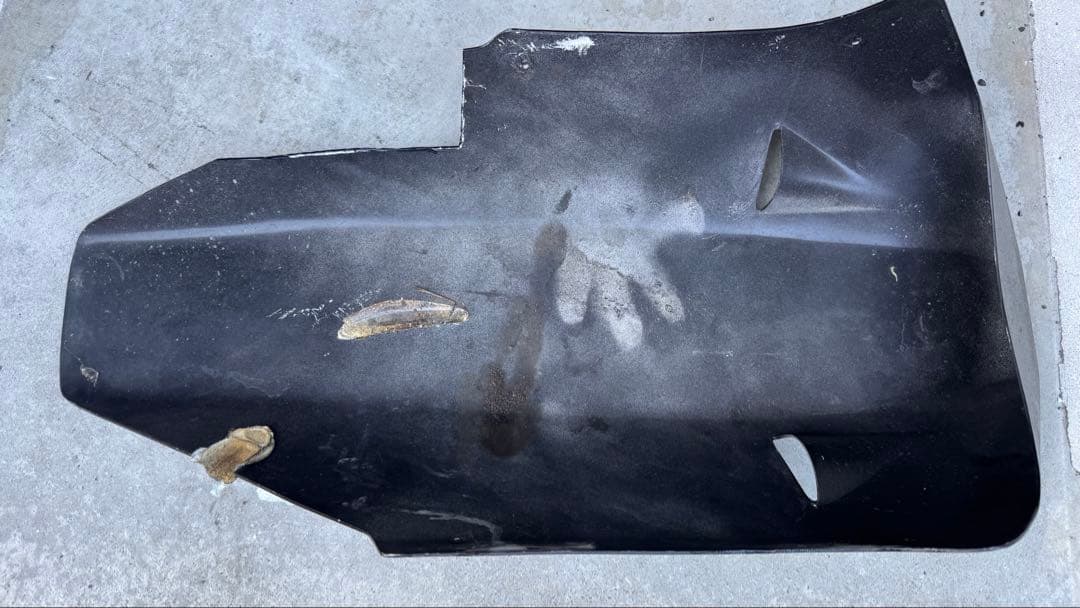 アンダーカウル 大型 ダクト ブラック 黒