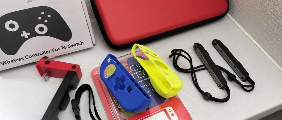 Nintendo Switch 青・赤 本体 ＋　付属品付き