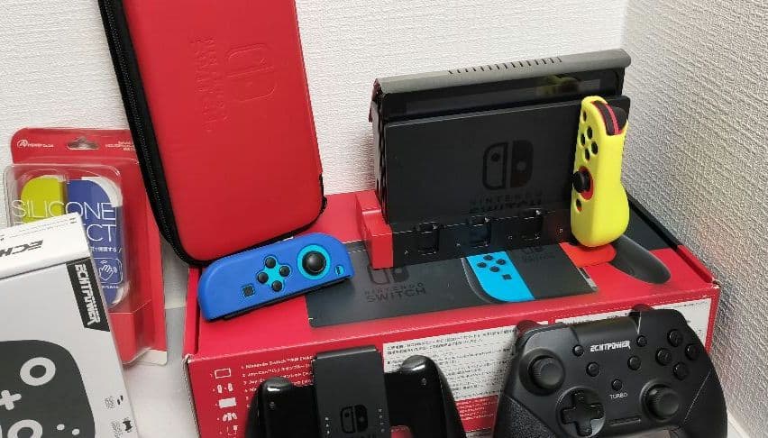 Nintendo Switch 青・赤 本体 ＋　付属品付き
