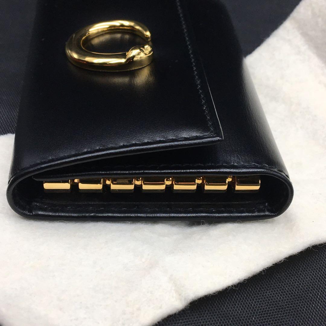 カルティエ キーケース ユニセックス パンテール 6連 CARTIER 黒