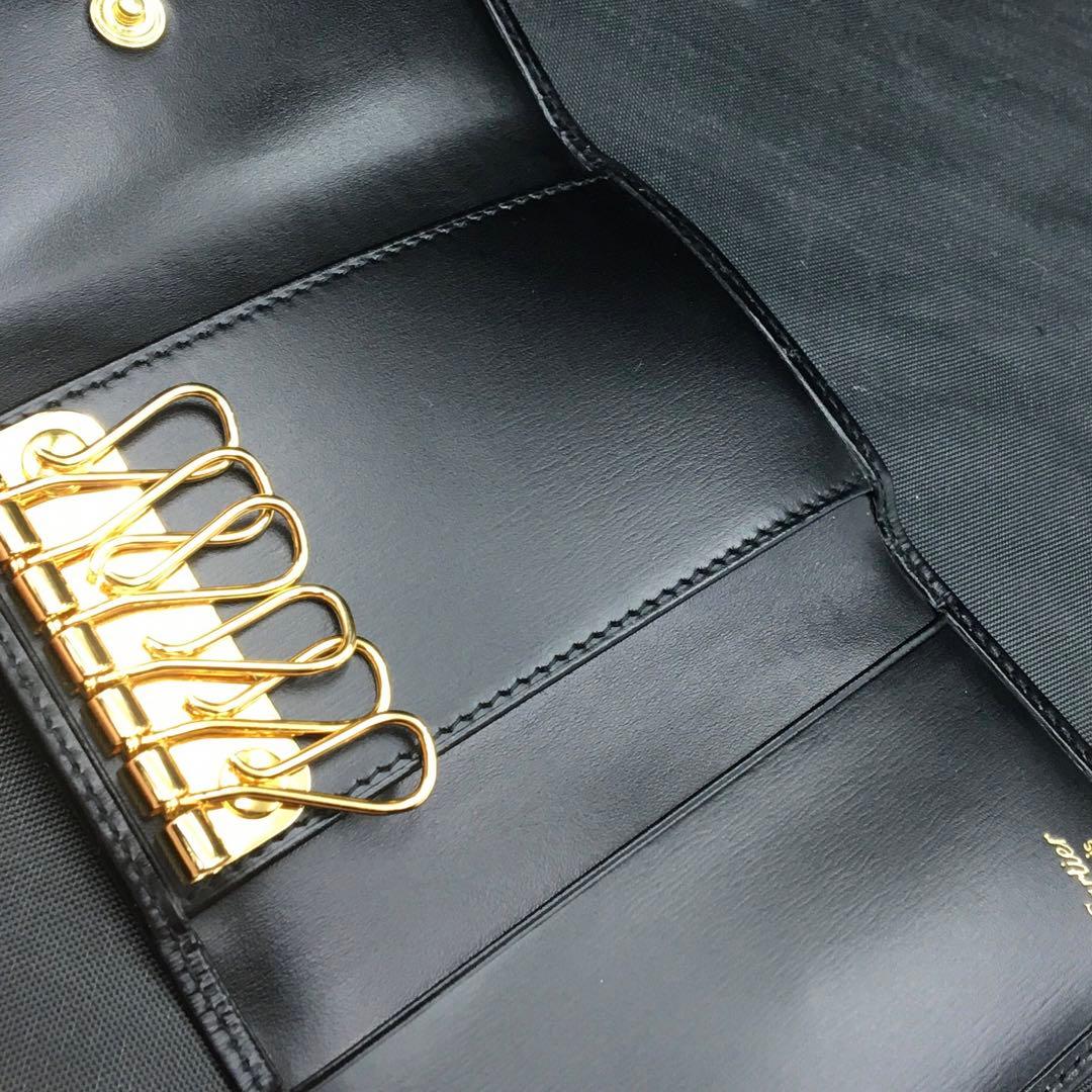 カルティエ キーケース ユニセックス パンテール 6連 CARTIER 黒