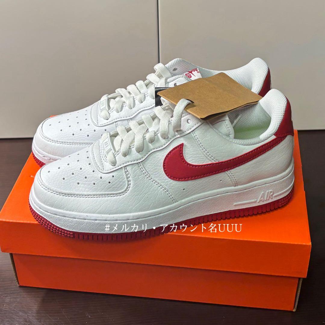 【新品24cm】NIKE｜エアフォース１’07 NN｜ホワイト/レッド