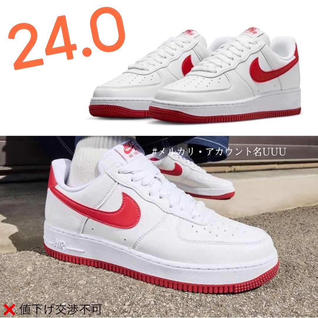 【新品24cm】NIKE｜エアフォース１’07 NN｜ホワイト/レッド