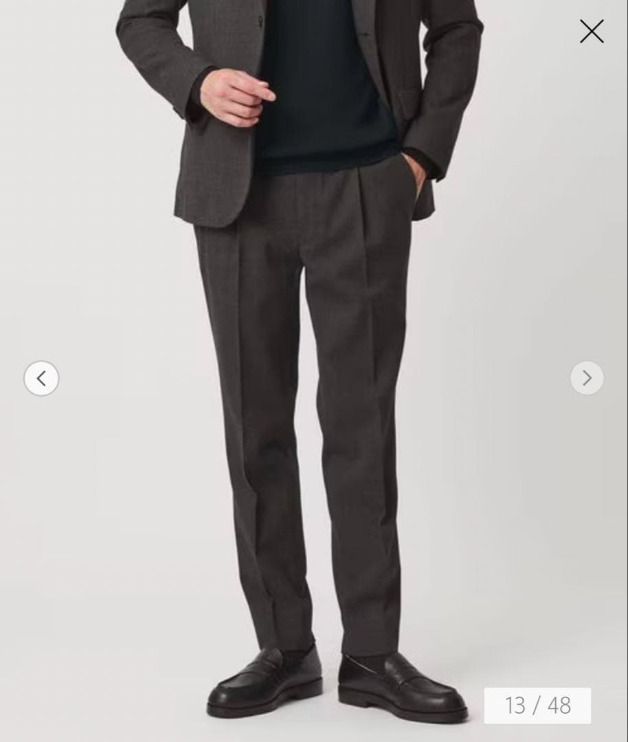 BEAUTY&YOUTH サキソニー セットアップ　ジャケット＆イージーパンツ