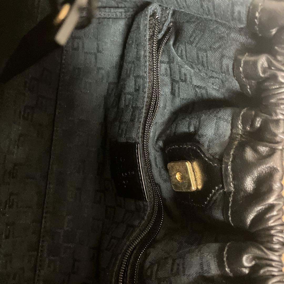 超美品　Gucci バッグ　ブラック　ハンドバッグ　ショルダー