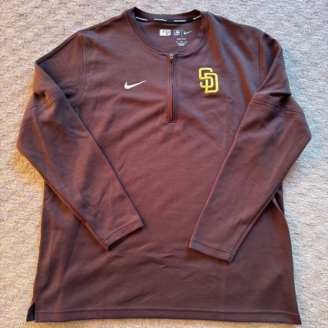 日本未発売　パドレス　クォータージップトップSan Diego Padres 1