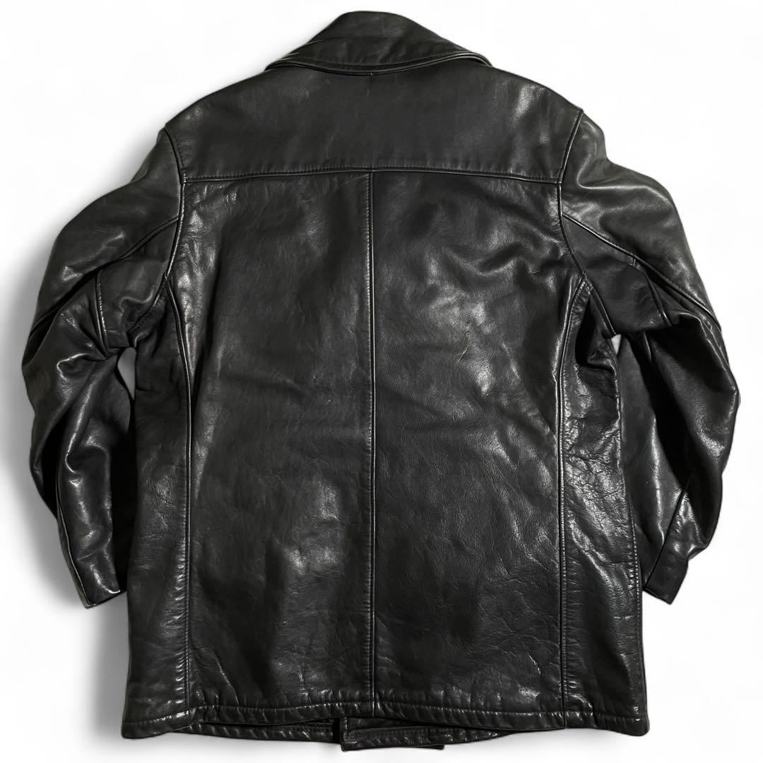 ショット ピーコート Pコート オイルドカウハイドレザー 140