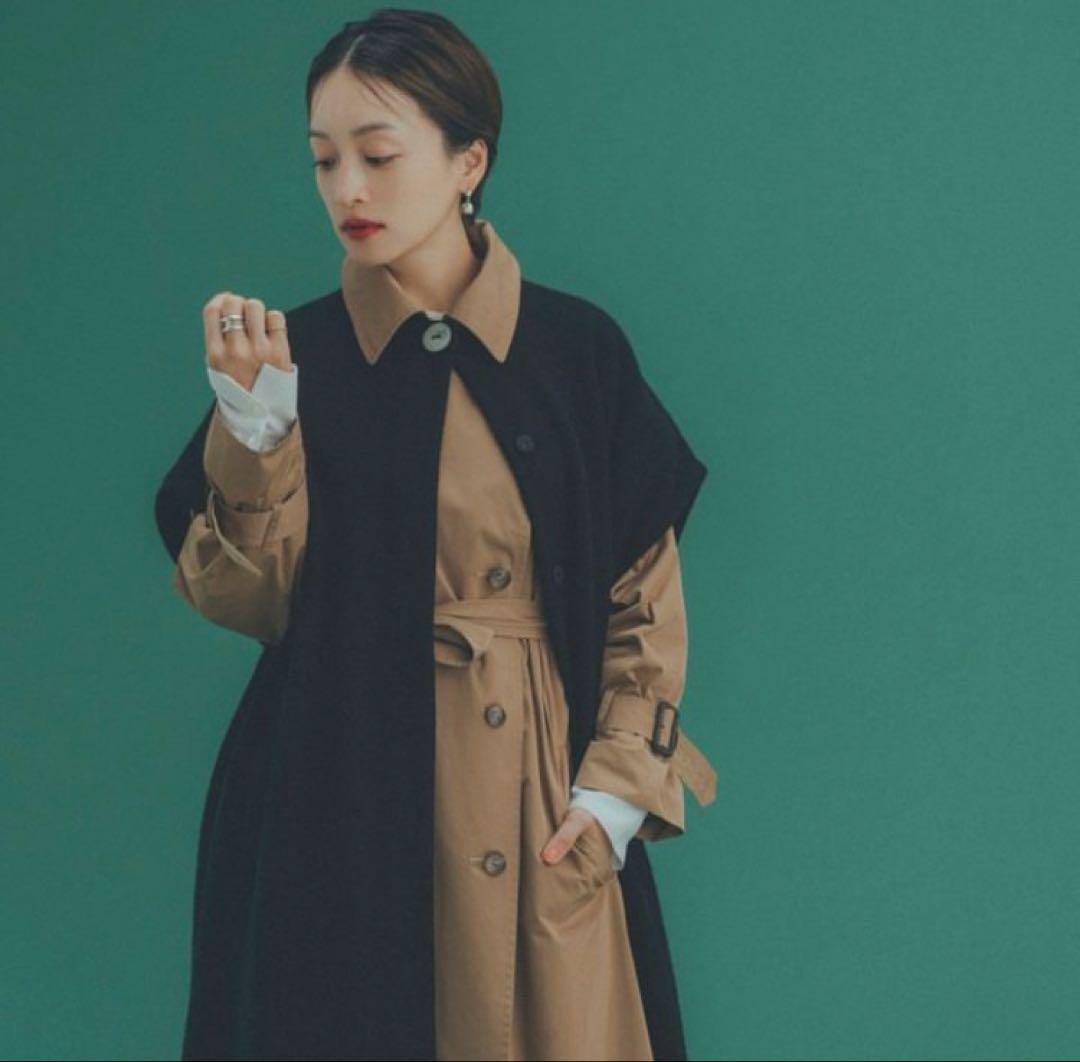 ハウスオブロータス 高山都 コラボ カシミヤ混スムースニットジレ ベスト