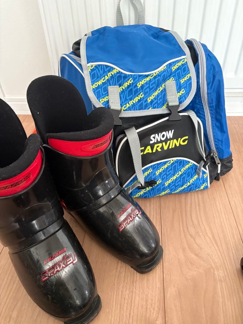 カラフルスキーセット男子用（ブーツ・バックパック付き）