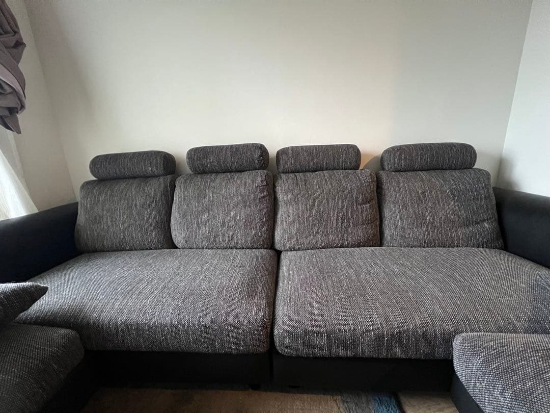 WATANABEカウチソファ 4人掛け LOWYA ハイバック 直接手渡し