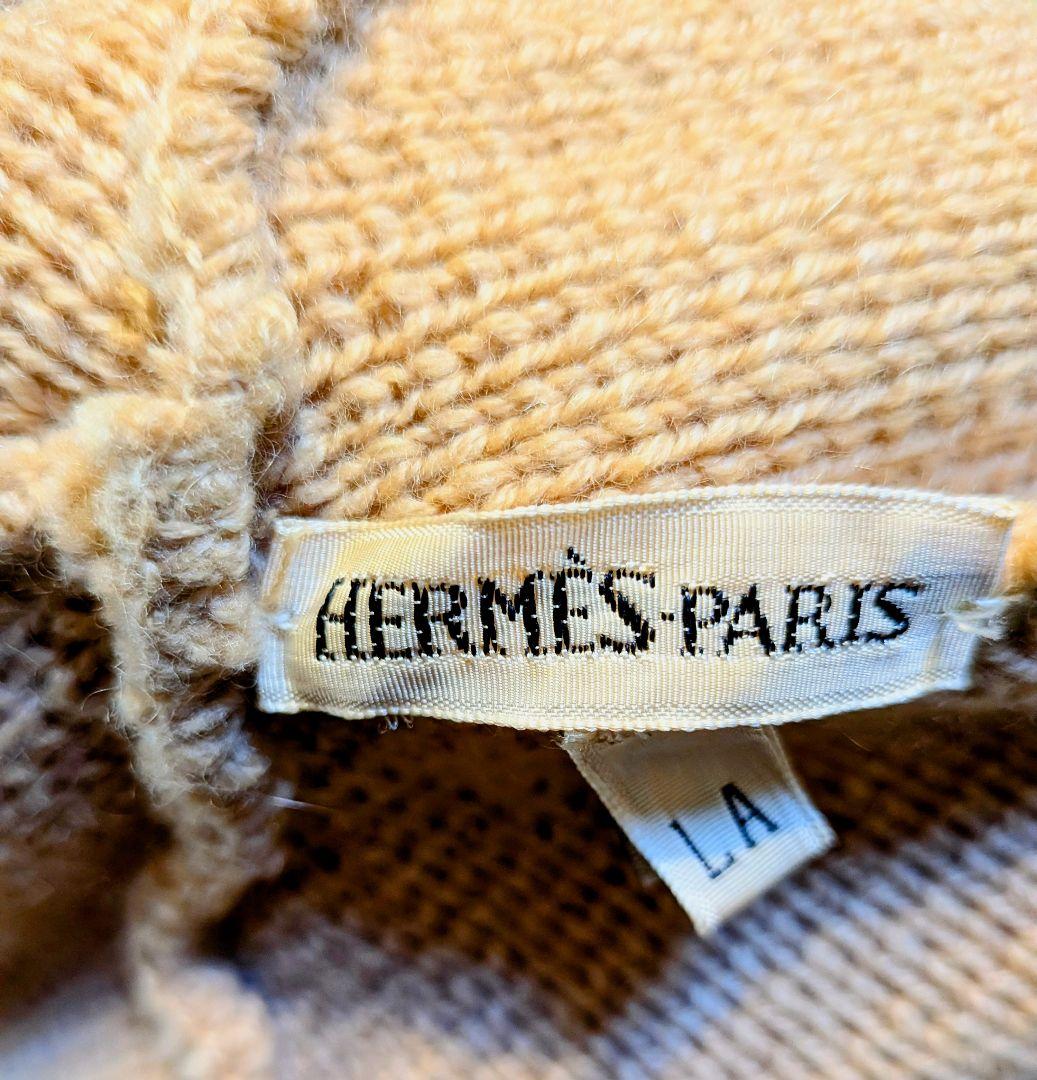 ​【週末限定セール】エルメス マルジェラ期 カシミヤ ニット帽 ヴィンテージ