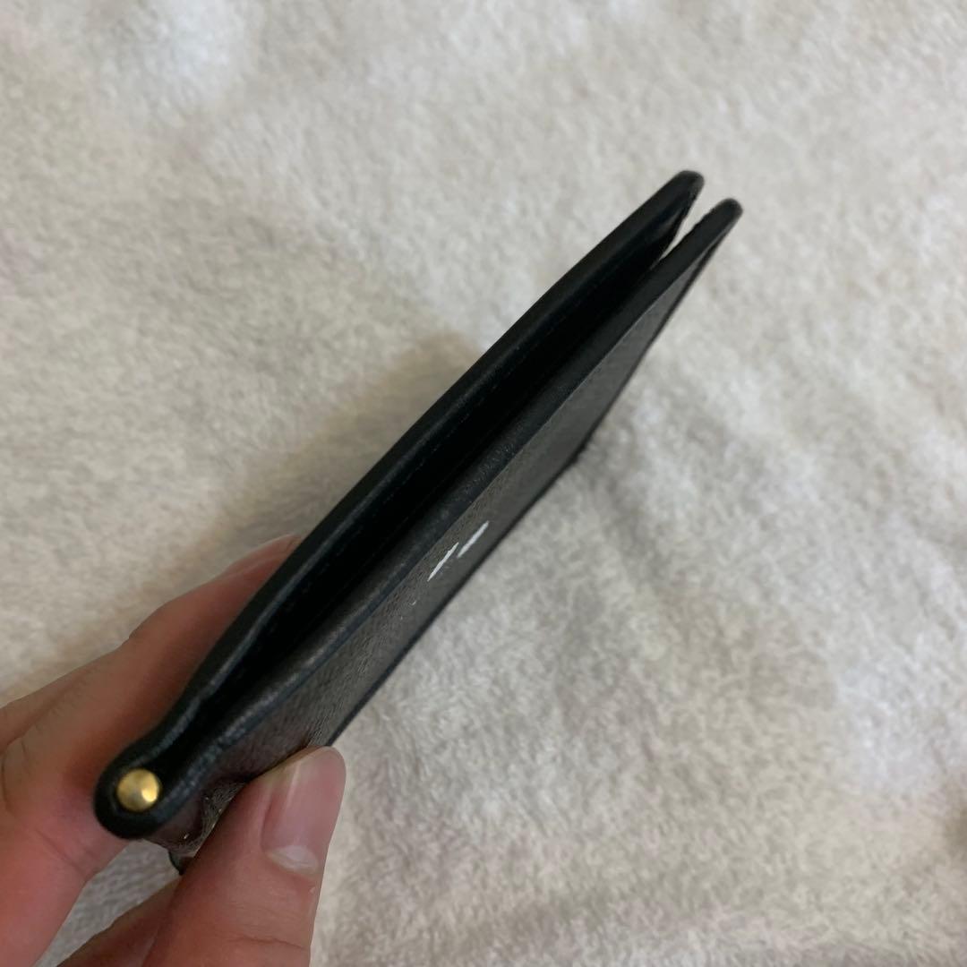 極美品　ジャンティバンティ　黒　マネークリップ　レザー　ブラック　迷彩