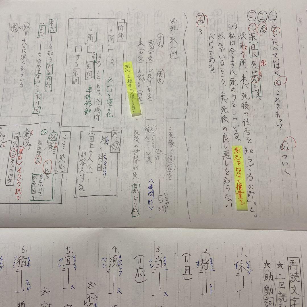 河合塾　テキスト　現代文　古文　漢文　理系用