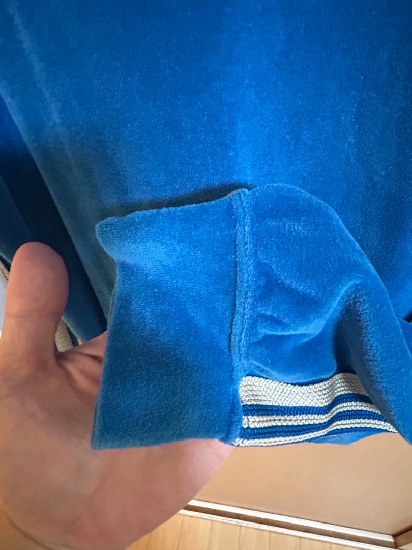 veryvery　Needles ベロアトラックジャケット　ブルーLサイズ