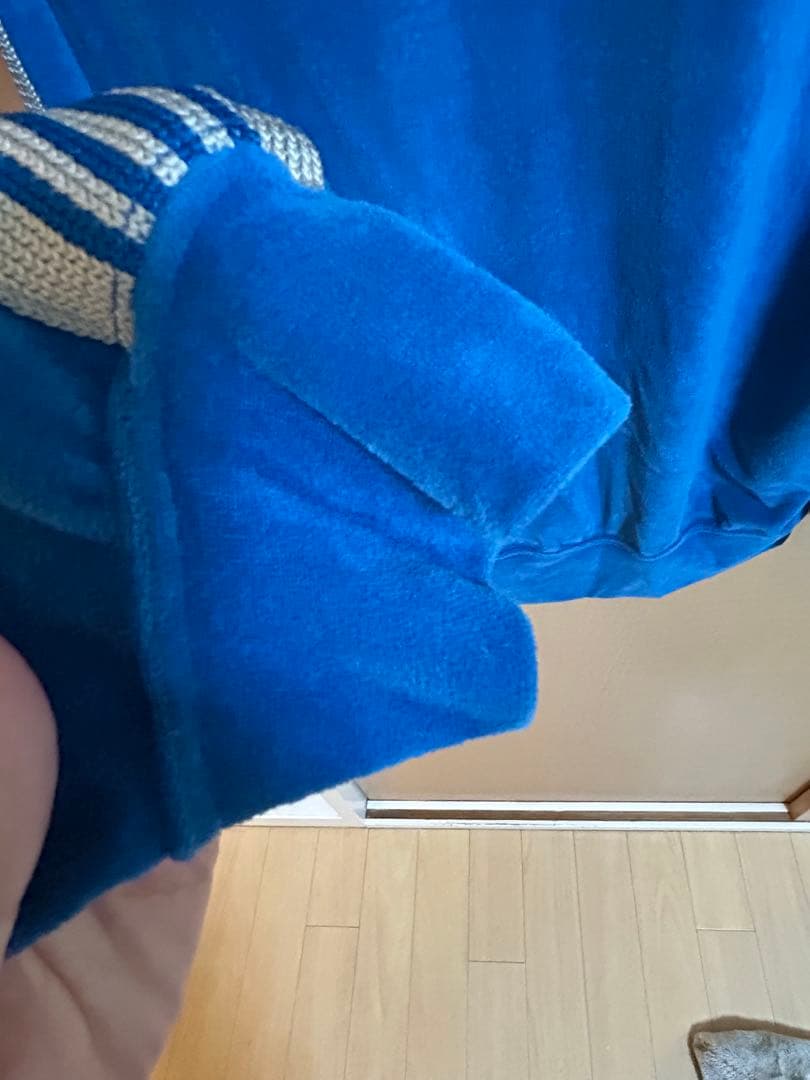 veryvery　Needles ベロアトラックジャケット　ブルーLサイズ