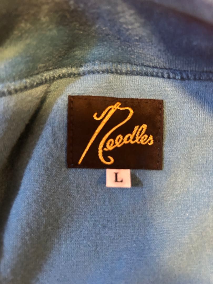 veryvery　Needles ベロアトラックジャケット　ブルーLサイズ
