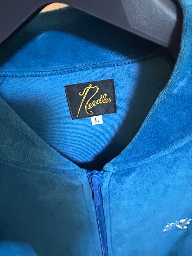 veryvery　Needles ベロアトラックジャケット　ブルーLサイズ