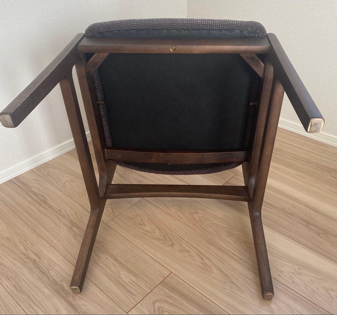 【送料込！カリモク60+】布張りダイニングチェア　安心の日本製