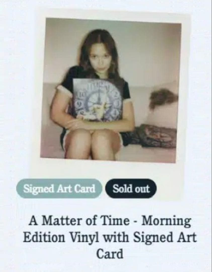 Laufey A Matter of Time 直筆サイン入りCDレコードセット