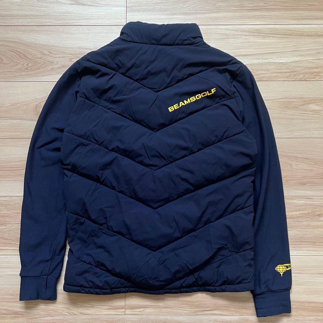 BEAMS GOLF ビームスゴルフ　ダウンジャケット　中綿　メンズ　M ロゴ
