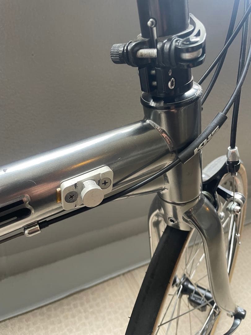 n*o様 KHS F-20R クロームシルバー　ブルホーン　クロモリ