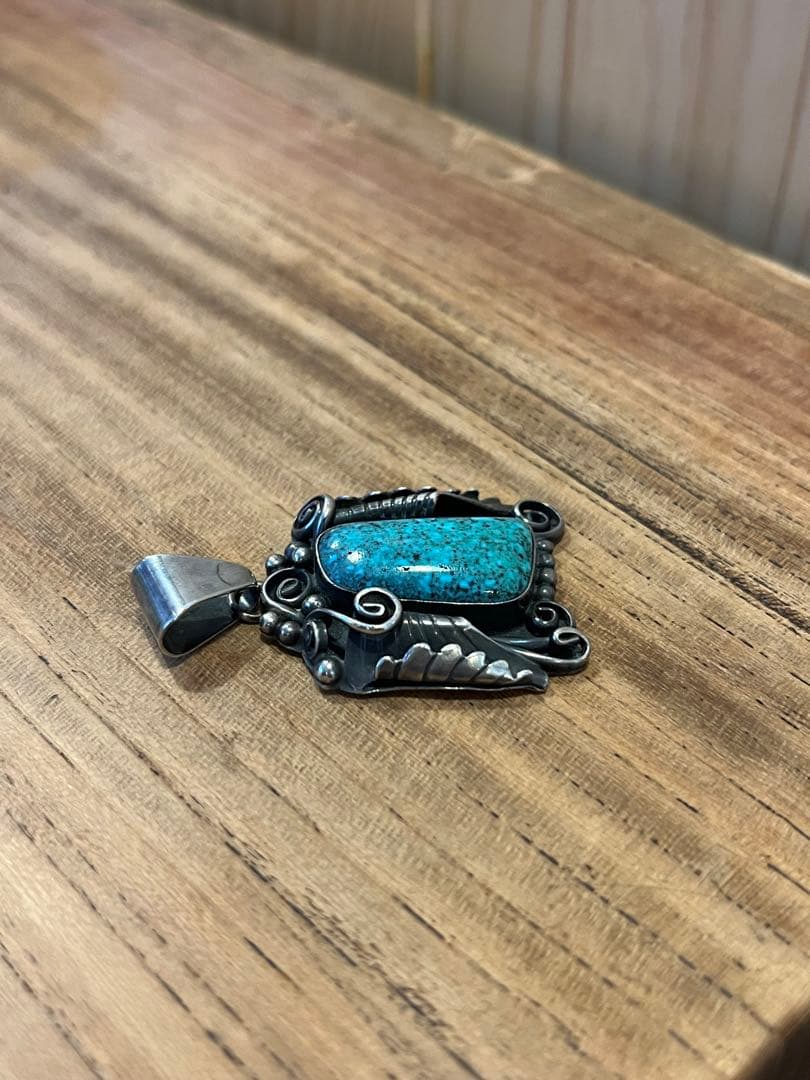 平*＊様 インディアンジュエリー　ターコイズ　ナバホ　ペンダント　H.spenc