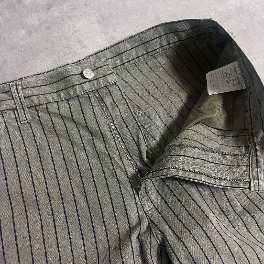 激レア　カーハート　Carhartt シングルニー　ストライプパンツ　ヒッコリー
