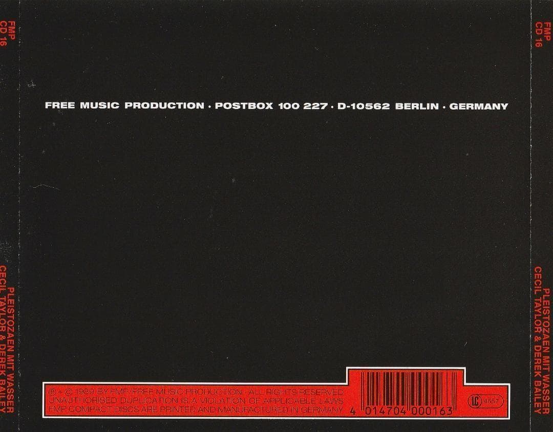 その他 Cecil Taylor & Derek Bailey